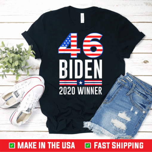 Joe Biden 2020 Winner 46th President of The United States T-Shirt