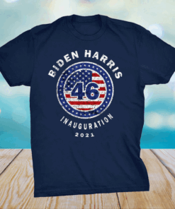 Joe Biden Inauguration Day 2021 46th President Distressed T-Shirt