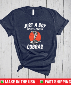 Just A Boy Who Loves Cobras – Cobra Snake Shirt