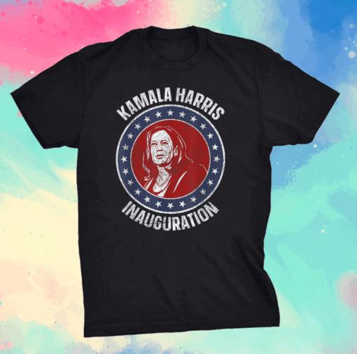 Kamala Harris 2021 Inauguration Day Commemorative Souvenir T-Shirt