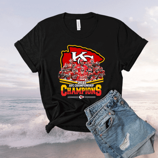 Kansas City Chiefs AFC Championship 2021 Champions NFL Football Kansas City Chiefs T-Shirt