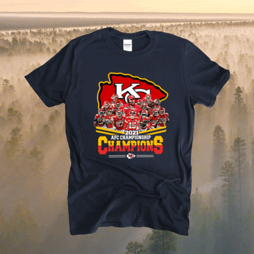 Kansas City Chiefs AFC Championship 2021 Champions NFL Football Kansas City Chiefs T-Shirt