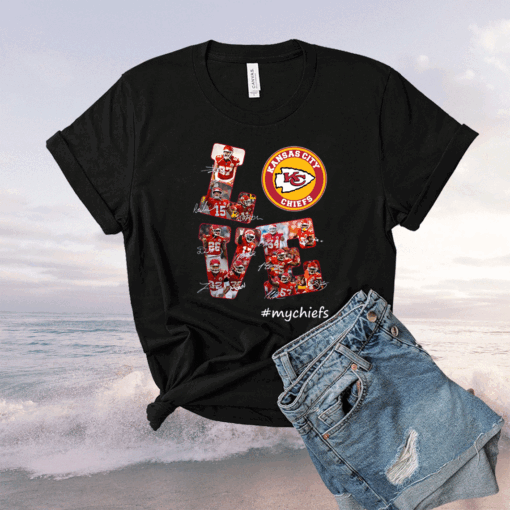 KC Chiefs Love mychiefs Chiefs AFC East Champions 2021 Football T-Shirt