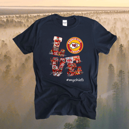 KC Chiefs Love mychiefs Chiefs AFC East Champions 2021 Football T-Shirt