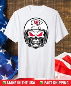 Kansas City Chiefs Skull Helmet, Kansas City Chiefs Classic T-Shirt