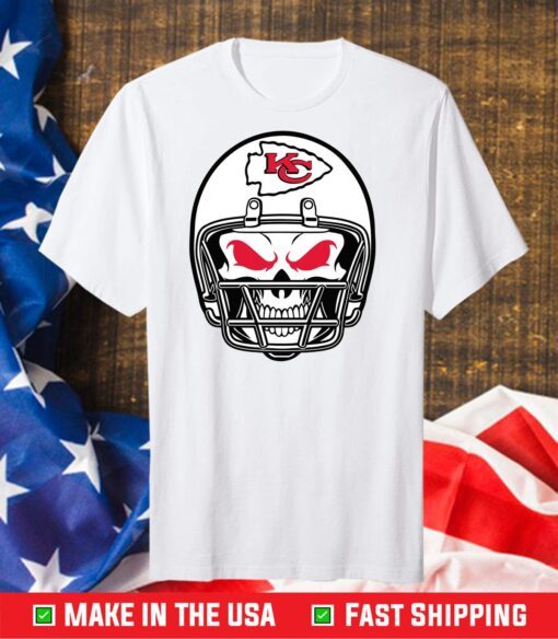 Kansas City Chiefs Skull Helmet, Kansas City Chiefs Classic T-Shirt