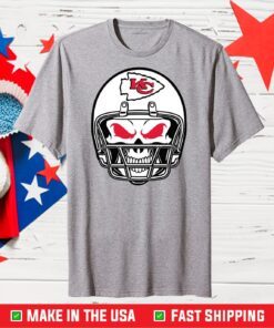 Kansas City Chiefs Skull Helmet, Kansas City Chiefs Classic T-Shirt