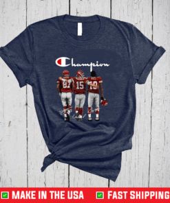 Kelce Mahomes Hill Champion Signature Shirt