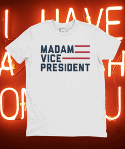 Madam VP President Flag Tee Shirt