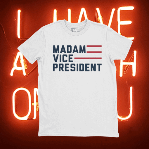 Madam VP President Flag Tee Shirt