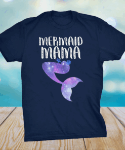 Mom Birthday Party Outfit Dad Mommy Girl MERMAID MAMA T-Shirt