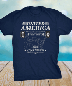 Official United American Reclaim Our Sense Of Purpose Biden Harris A timer To Heal T-Shirt