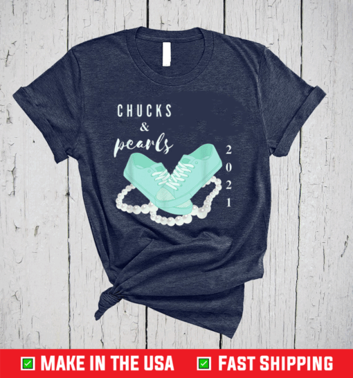Official Vintage Chucks and Pearls 2021 T-Shirt