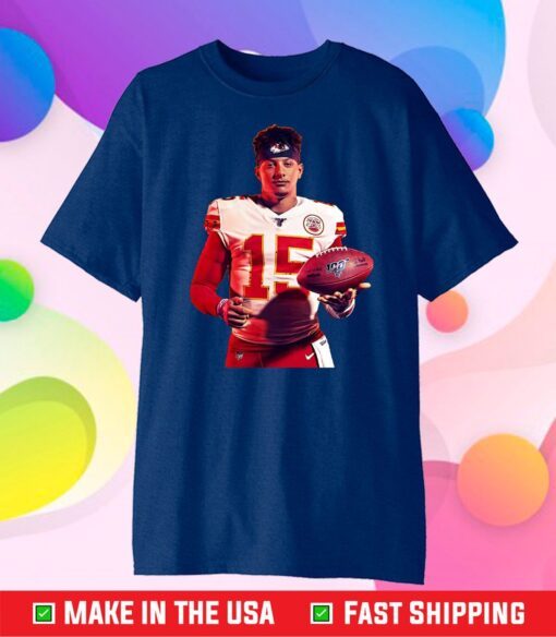 Patrick Mahomes - Kansas City Chiefs T-Shirt,Chiefs AFC Champions 2021 Football Classic T-Shirts