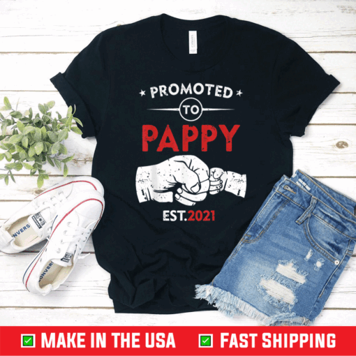 Promoted To Pappy Est 2021 T-Shirt