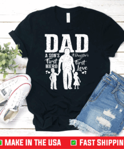 Proud Dad Of Twins Shirts Best Fathers Day T-Shirt