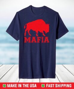 Retro Bills Fan Mafia - Buffalo Sports Fan Football T-Shirt