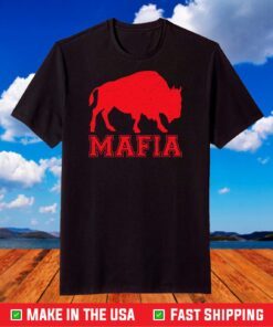 Retro Bills Fan Mafia - Buffalo Sports Fan Football T-Shirt