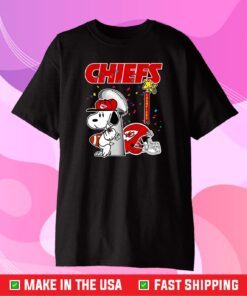 Snoopy Kansas City Chiefs Tshirt, Champions Kansas City Chiefs Classic T-Shirt