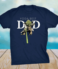 Star Wars Yoda Lightsaber Best Dad Father's Day T-Shirt