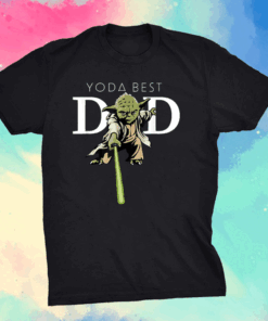 Star Wars Yoda Lightsaber Best Dad Father's Day T-Shirt