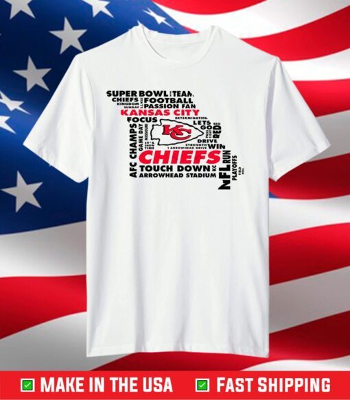 Super Bowl Team Chiefs Football,Kansas City Chiefs T-Shirt