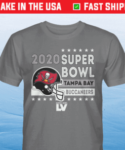 Official Tampa Bay Buccaneers 2021 NFC Champions Touchback 2 Hit T-Shirt