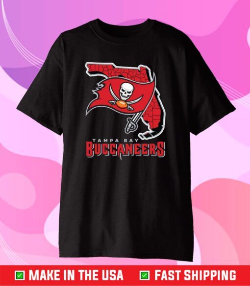 Tampa Bay Buccaneers Football Team T-Shirt, Tampa Bay Buccaneers NFL Champions Football Gift T-Shirt