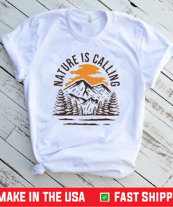 Wanderlust Campground Nature Is Calling T-Shirt