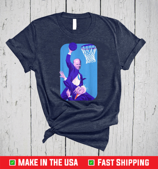 joe biden vs donald trump playing basketball T-Shirt