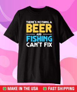 Beer and Fishing Can't Fix Trendy Dad Husband Classic T-Shirt