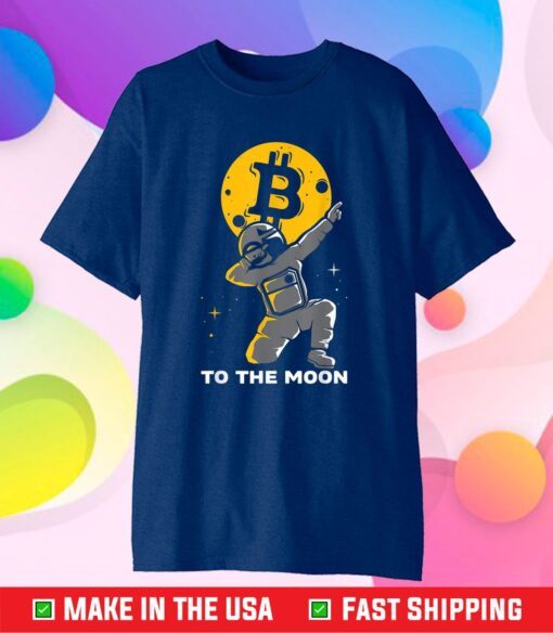 Bitcoin Course - To The Moon Bitcoin Us 2021 T-Shirt