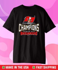 Bucs Tampa Bay Unisex Tee T-Shirt Super Bowl LV 55 Champions Buccaneers 2021, Tampa Bay Buccaneers NFC South Champs Football Shirt