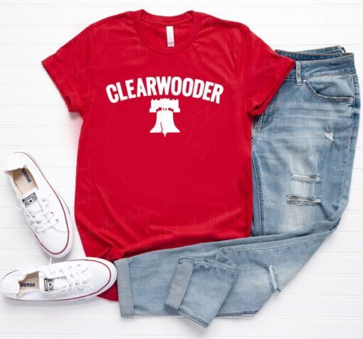 Clearwooder Funny Gift Philly Baseball Tee Clearwater Cute Classic T-Shirt