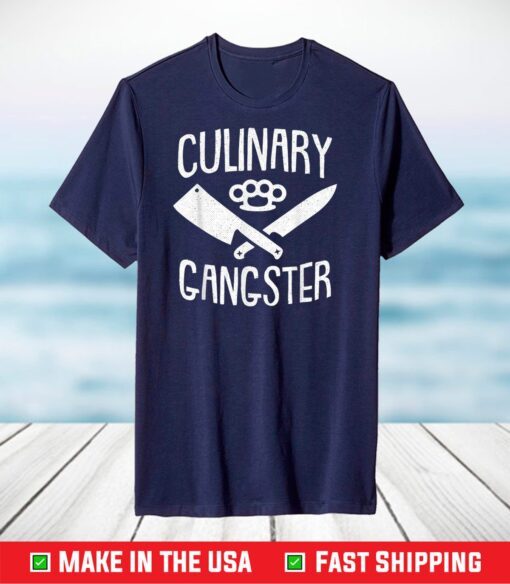 Culinary Gangster Chef Funny Kitchen Staff Cook-ing T-Shirt