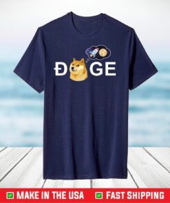 Dogecoin Doge HODL To the Moon Crypto Meme T-Shirt