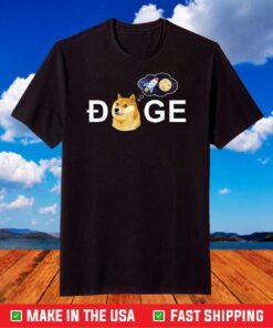 Dogecoin Doge HODL To the Moon Crypto Meme T-Shirt