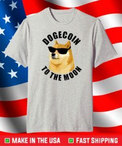 Dogecoin To The Moon Crypto HODL Cryptocurrency T-Shirt