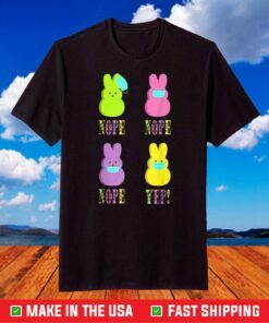 Easter Day 2021 Peeps Wearing Mask Wrong Funny Easter T-Shirt