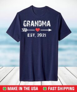 Grandma Est. 2021 Vintage New Granny Shirt Mothers Day T-Shirt