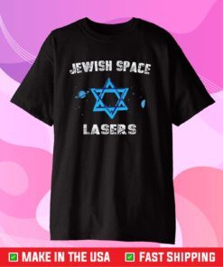 Jewish Space Laser Vintage Style Gift T-Shirt