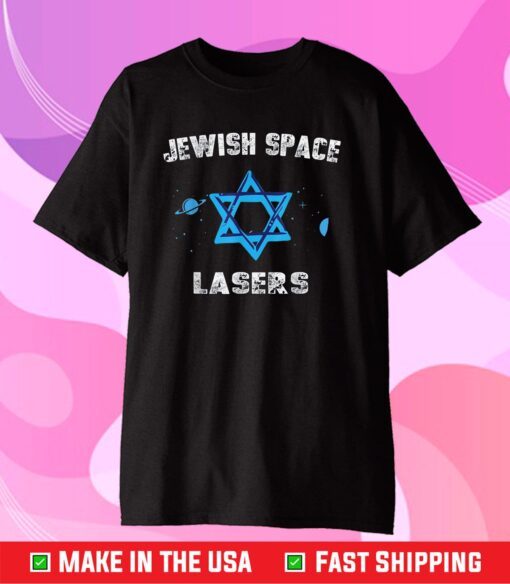 Jewish Space Laser Vintage Style Gift T-Shirt