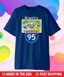 Niantic Connecticut I-95 Large Letter Postcard Unisex T-Shirt