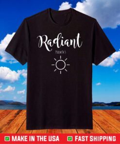 Radiant Psalm 34 5 Christian Faith Bible Verse Inspirational T-Shirt