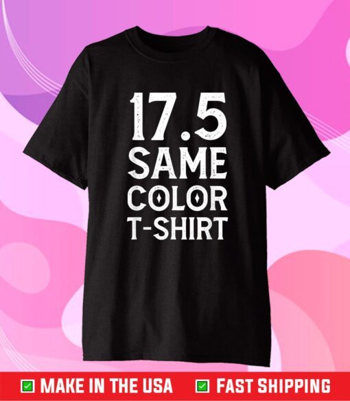 17.5 Same Color T-Shirt Basic Custome Classic T-Shirt