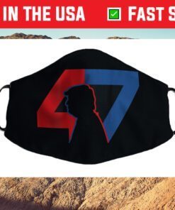 47 Trump Silhouette Cloth Face Mask