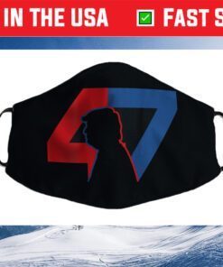 47 Trump Silhouette Cloth Face Mask