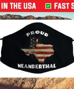 American Flag Red State Texas President Joe Biden Saying Cloth Face Mask