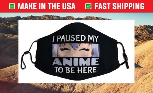 Anime Gift - Japanese Gift I Love Anime for Sao Anime Lover Face Mask For Sale