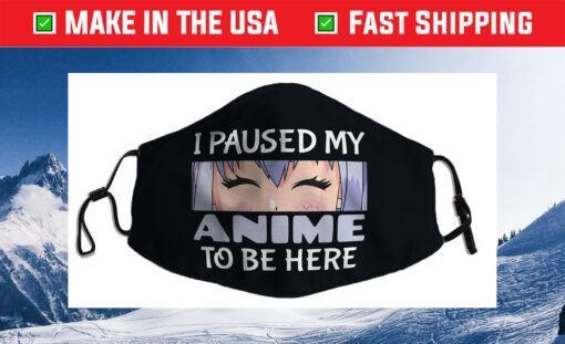 Anime Gift - Japanese Gift I Love Anime for Sao Anime Lover Face Mask For Sale